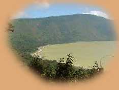 View of Empaki Crater as we descended.